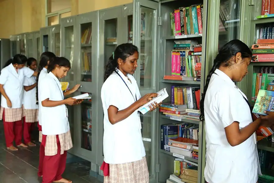 Library facility at Chandana College of Nursing