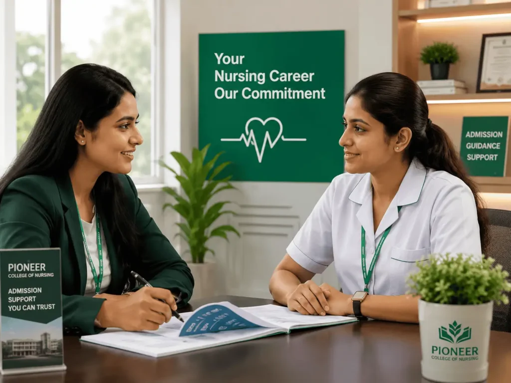 Nursing admission guidance and student counselling at Pioneer College of Nursing Hyderabad